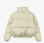 Fear of God Essentials Puffer Jacket – Premium White Winter Jacket Matte Finish - Image 3