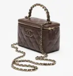 Chanel Vanity Case Maroon
