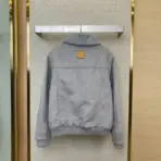 LV Wool Jacket Grey - Image 2