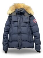 Canada Goose Wyndham Parka Jacket Navy Blue