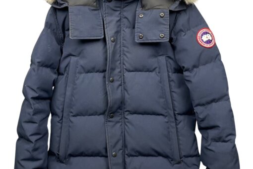 Canada Goose Wyndham Parka Jacket Navy Blue