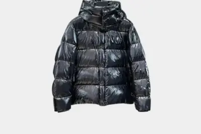 Burberry Down Jacket Glossy Black