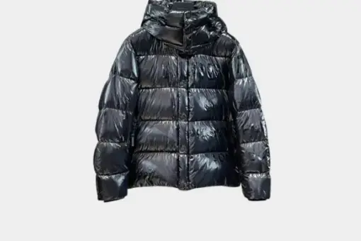 Burberry Down Jacket Glossy Black