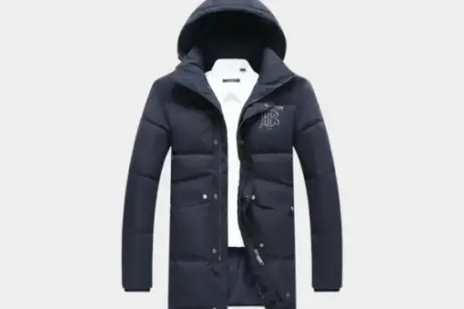 Burberry Down Coats Jacket Navy Blue