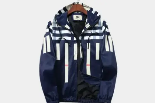 Burberry Jacket Black White