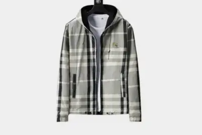 Burberry Jacket Grey Check