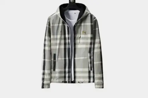 Burberry Jacket Grey Check