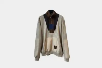 LV Damier Hybrid Half-Zip Workwear Pullover Multicolor