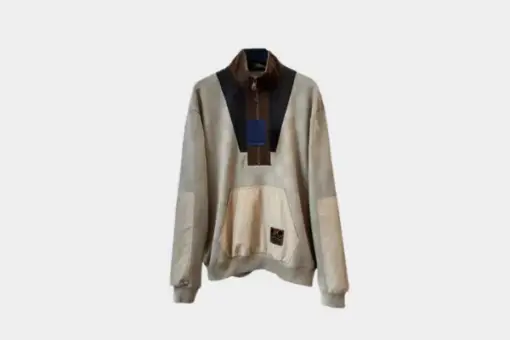 LV Damier Hybrid Half-Zip Workwear Pullover Multicolor