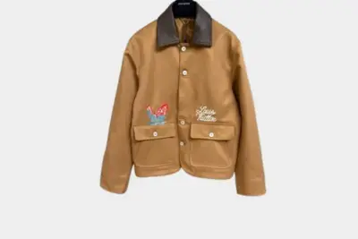LV Embellished Workwear Jacket Brown