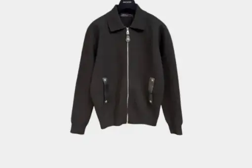 LV Knit Blouson Black
