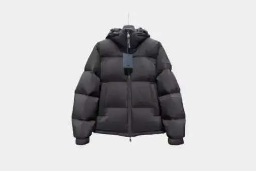 LV Down Blouson Jacket Black