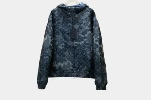 LV Monogram Tapestry Windbreaker Blue