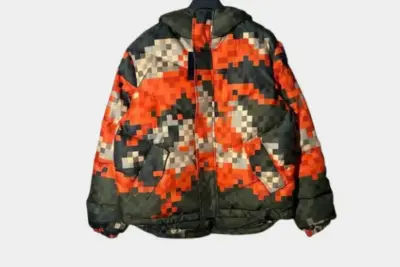 LV Camouflage Puffer Jacket