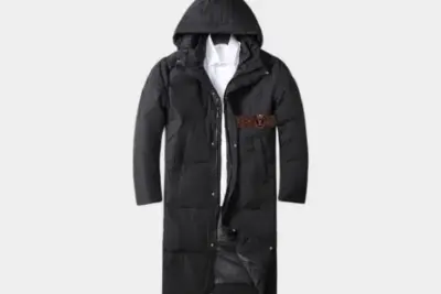 LV Long Puffer Jacket Black