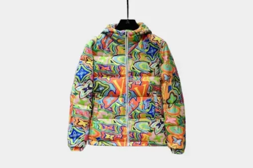 LV Puffer Jacket Multicolor