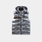 Down Jacket Glossy Silver