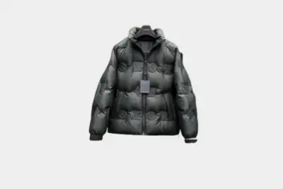 LV Monogram Down Jacket Black