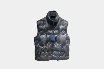 LV Monogram Boyhood Puffer Vest Black