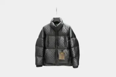 LV Down Puffer Jacket Black