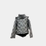 LV Boyhood Monogram Puffer Down Jacket Grey