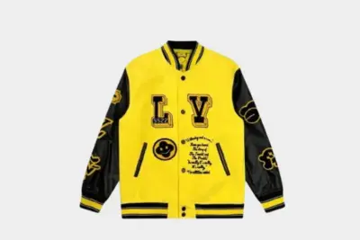 LV Varsity Yellow & Black Jacket