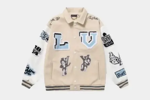Louis Vuitton Bomber Bugs Bunny Varsity Cream
