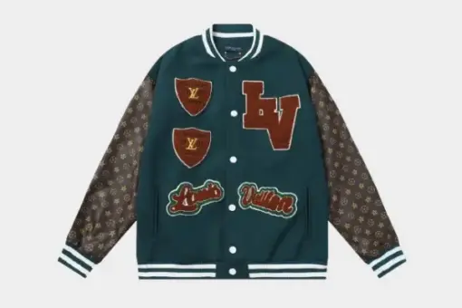 Louis Vuitton Atelier Fight Camp Varsity Jacket Green