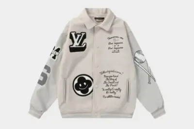 Louis Vuitton Baseball Varsity Jacket White