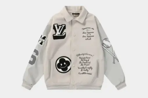 Louis Vuitton Baseball Varsity Jacket White