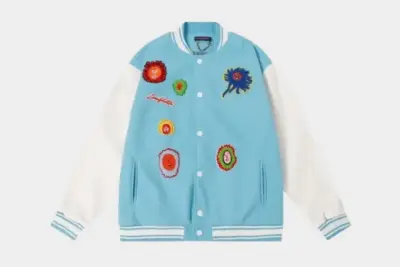 LV Varsity Jacket Paste & White