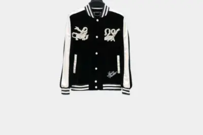 LV Denim Velvet Souvenir Jacket Black/White