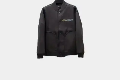 LV Varsity Jacket All Black