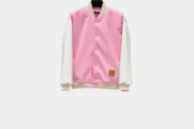 LV Varsity Jacket Pink/ White