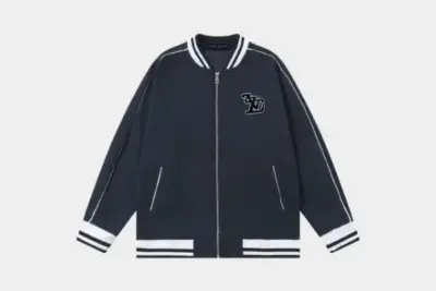 LV Varsity Bomber Jacket Navy Blue