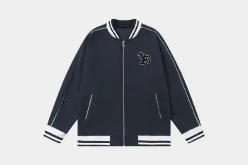 LV Varsity Bomber Jacket Navy Blue