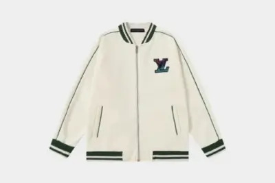 LV Varsity Jacket White