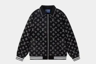 LV Zip Blouson Jacket Black