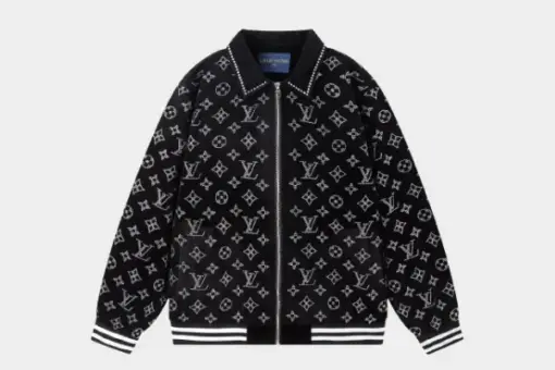 LV Zip Blouson Jacket Black