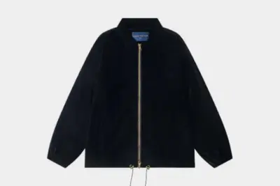 LV Cotton Blend Blouson Jacket Black