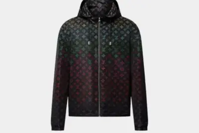 LV Monogram Flowers Gradient Printed Windbreaker