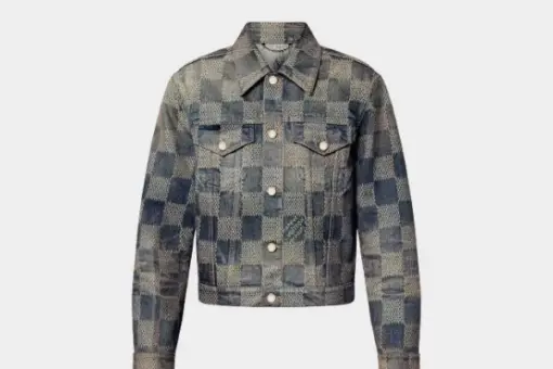 LV Damier Washed Denim Jacket