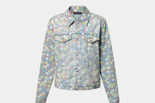 LV Damier Denim Trucker Jacket