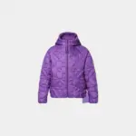 LV SE Flower Quilted Hoodie Jacket Violet