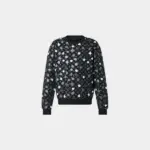 LV x Yayoi Kusama Infinity Dots Printed Crew Neck Black