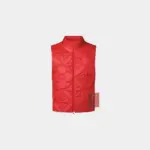 LVSE Padded Monogram Flower Gilet Rio Red