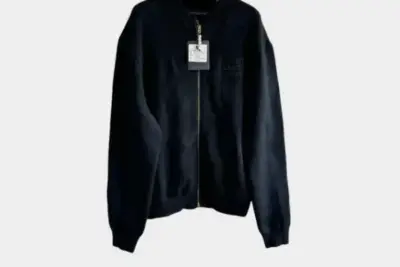 LV Zip Sweater Black