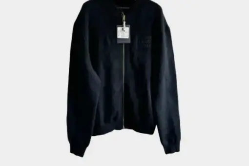 LV Zip Sweater Black