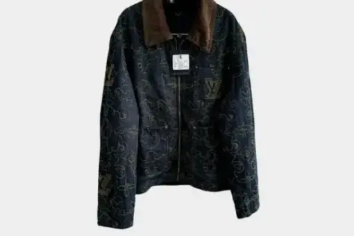 LV Jacket Black Gold