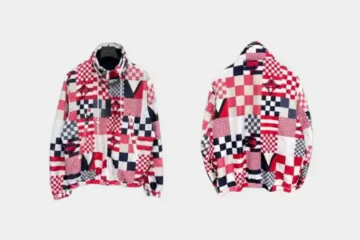 LV Jacket Red Print